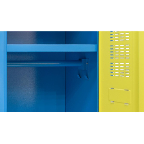 Детский шкаф для одежды металлический ШОД-300/2