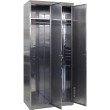 Шкаф для одежды нержавеющий ШОМ-400/2 (AISI 304)