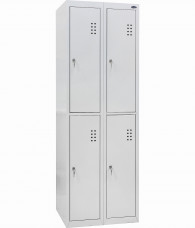 Одежный металлический шкаф ШО-300/2-4*