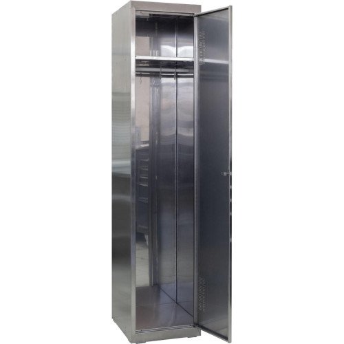 Шкаф для одежды нержавеющий ШОМ-400/1 (AISI 304)