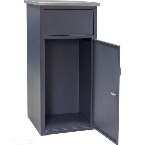 Урна крашеная с нержавеющей столешницей (AISI 304)