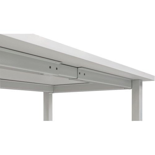 Стол офисный на металлокаркасе ПСУ 1400 Серый дымчатый