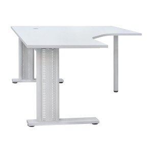 Стол офисный угловой на металлокаркасе УС 1360 1360 Береза Майнау