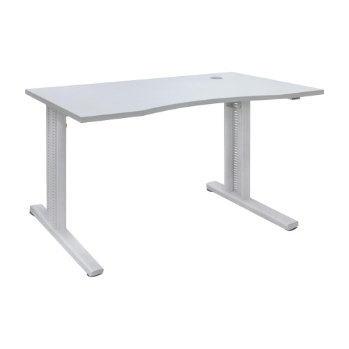 Стол офисный на металлокаркасе ВС 1800 Серый дымчатый