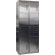 Шкаф для одежды нержавеющий ШОМ-300/2 (AISI 430)