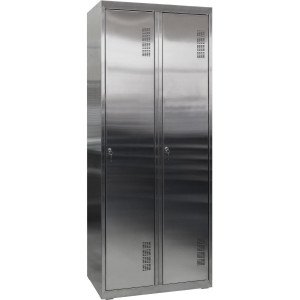 Шкаф для одежды нержавеющий ШОМ-300/2 (AISI 304)