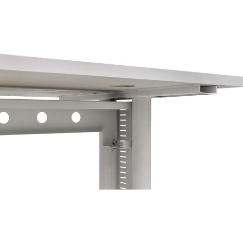 Стол офисный угловой на металлокаркасе УС 1600 1360 Бук Бавария