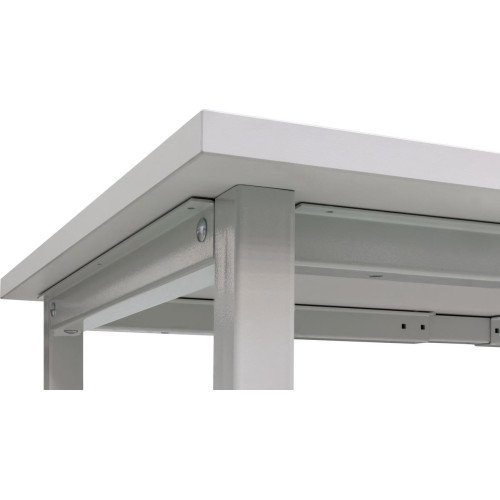 Стол офисный на металлокаркасе ВСУ 1200 Серый дымчатый