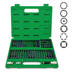 Набор бит TORX, HEX, SPLINE, RIBE, SQ 60ед. GCAI6003