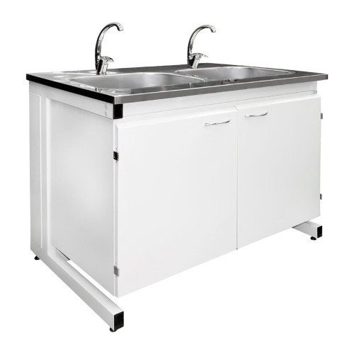 Стол-мойка на 2 раковины СМ-Н 1800×750