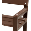 Лавка парковая ЛП-1800Д уп Коричневый/Коричневый