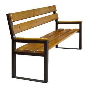 Лавка парковая ЛП-1800Д уп Коричневый/Тонировка Орех