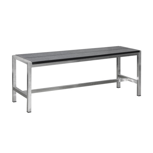 Лавка з нержавіючим каркасом С-2000 ТД (AISI 304)