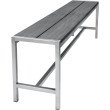 Лавка з нержавіючим каркасом С-2000 ТД (AISI 304)
