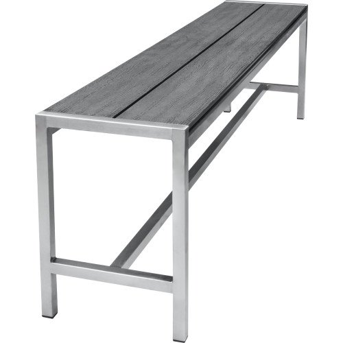 Лавка з нержавіючим каркасом С-2000 ТД (AISI 304)