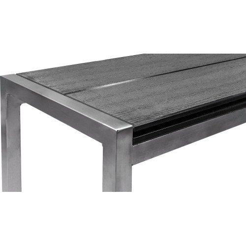 Лавка з нержавіючим каркасом С-2000 ТД (AISI 304)