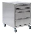Тумба подкатная нержавеющая ТП-2М2С (AISI 430)