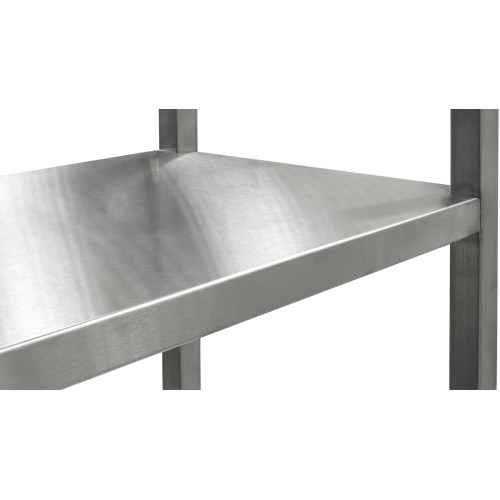 Стелаж зварний з нержавіючої сталі СжН-4-1200x500x2000