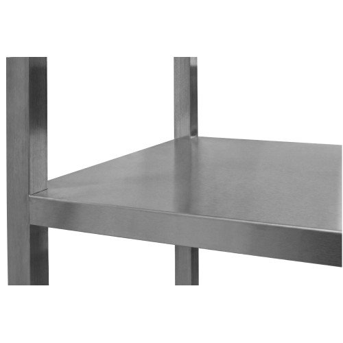 Стеллаж сварной из нержавеющей стали СжН-5-1500x400x2000