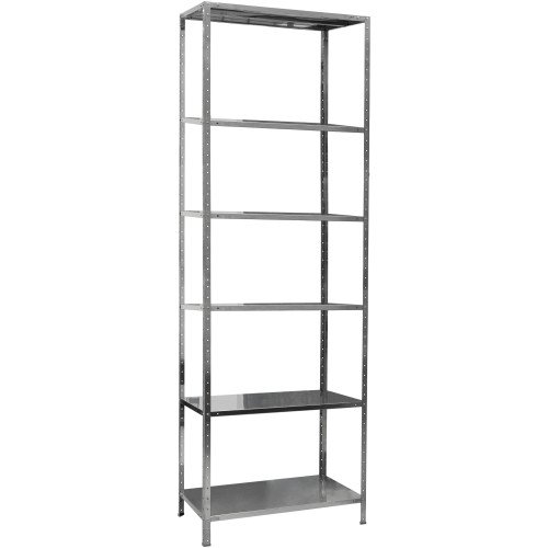 Стеллаж из нержавеющей стали СК 2500x1000x500 (AISI 304)