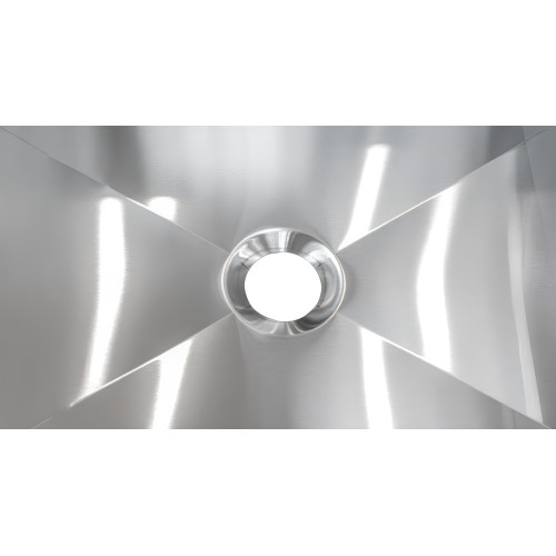 Мойка из нержавеющей стали односекционная сварная 600×700×850