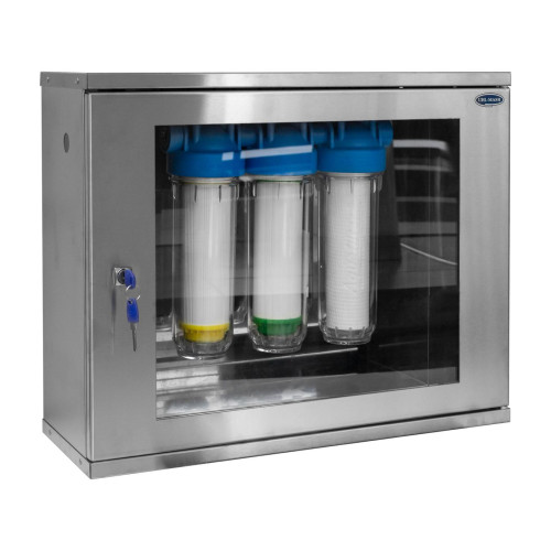Шафа з нержавіючої сталі з фільтрами води ШВ-3Ф (AISI 430)