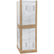 Шкаф одежный металлический ШОМ-300/2-4