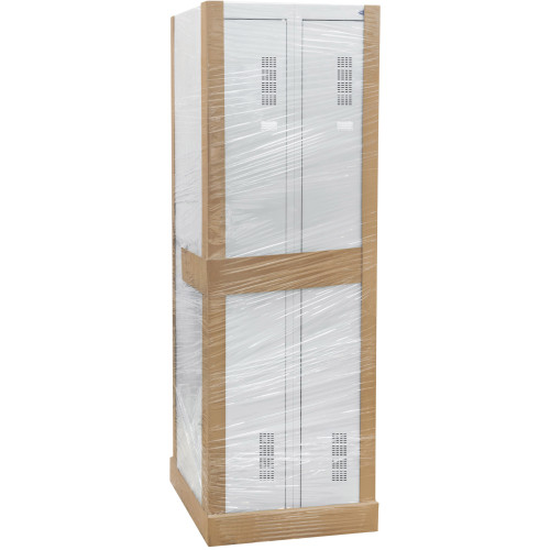 Шкаф одежный металлический ШОМ-300/2 вик.01