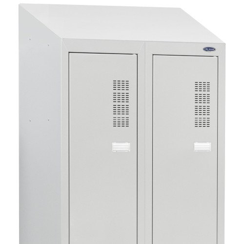 Крыша угловая для одежного металлического шкафа шириной 400мм