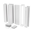 Шкаф одежный металлический ШОМ-400/2-4