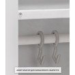 Шафа одягова металева ШОМ-300/4
