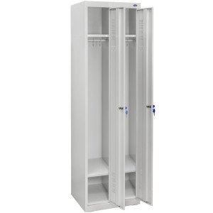 Шкаф одежный металлический ШОМ-250/2 вик.06