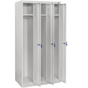 Шкаф одежный металлический ШОМ-300/3
