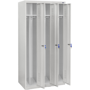 Шкаф одежный металлический ШОМ-300/3 вик.01