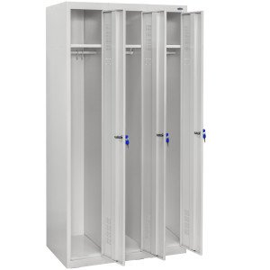 Шкаф одежный металлический ШОМ-300/3