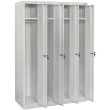 Шкаф одежный металлический ШОМ-300/4