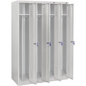 Шкаф одежный металлический ШОМ-300/4 вик.01