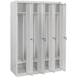 Шкаф одежный металлический ШОМ-300/4 вик.07
