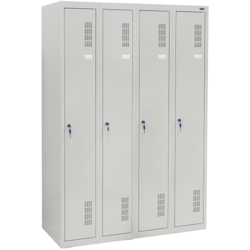 Шкаф одежный металлический ШОМ-300/4 вик.01