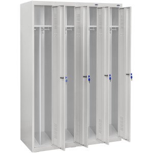 Шкаф одежный металлический ШОМ-300/4 вик.01