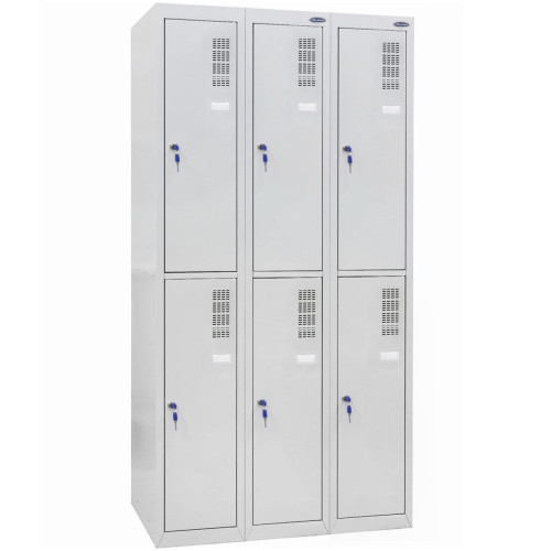 Шкаф одежный металлический ШОМ-300/3-6