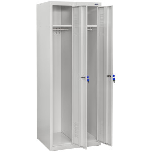Шкаф одежный металлический ШОМ-400/2