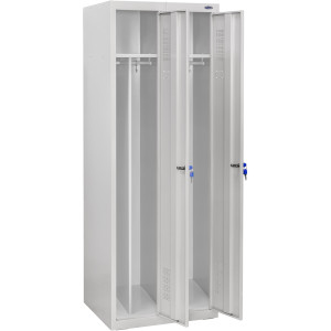 Шкаф одежный металлический ШОМ-400/2 вик.01