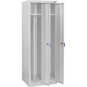 Шкаф одежный металлический ШОМ-400/2 вик.01