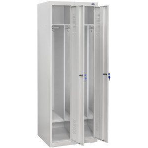 Шкаф одежный металлический ШОМ-400/2 вик.07