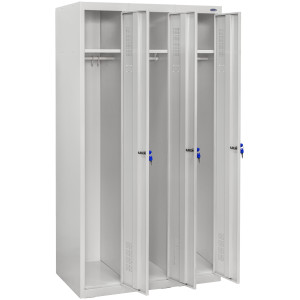 Шкаф одежный металлический ШОМ-400/3