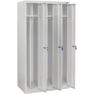 Шкаф одежный металлический ШОМ-400/3 вик.01