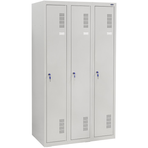Шкаф одежный металлический ШОМ-400/3 вик.06