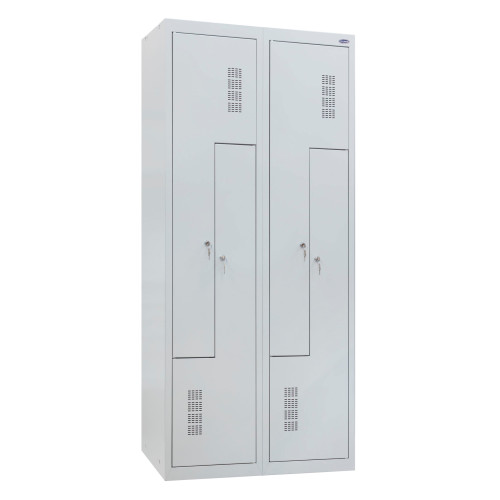 Шкаф одежный металлический ШОМ-Г-400/2-4