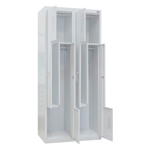 Шкаф одежный металлический ШОМ-Г-400/2-4